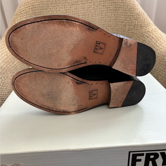 Frye Melissa Tall Riding Boot, Black Leather, Size 7.5 - Picture 6 of 10